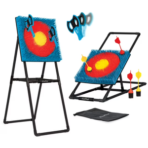 EastPoint Sports Axe Throwing & Lawn Darts Target Game Set, Includes 3 Axes & 4 Darts - 44 in. High