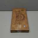 AMEROUS 15 Inches Magnetic Wooden Chess Set - 2 Extra Queens - Folding Board - Pieces Storage Slots, Handmade Portable Travel Chess Game - Beginner Chess Set for Kids, 6 up Age