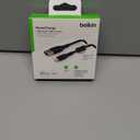 Belkin BoostCharge Braided Lightning Cable - 3.3ft/1M - MFi Certified Apple iPhone Charger USB to Lightning Cable - iPhone Cable - iPhone Charger Cord - Apple Phone Charger - Black