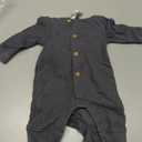 Gerber baby-girls Baby Boys' Hooded Romper (Newborn, Charcoal)