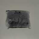 SOLY HUX Women's Plus Size Lingerie Set Lace Sheer Deep V Neck Bra and Panty Sexy Underwear (4X-Large, Plain Black)