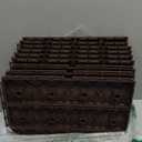 9PCS Interlocking Plastic Patio Deck Tiles, 12" x 12" Outdoor Interlocking Flooring Tiles Plastic Decking Tiles DIY Square Waterproof Floor Tile for Garden Balcony Porch Backyard