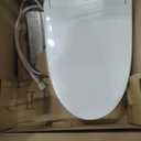 TOTO WASHLET S2 Electronic Bidet Toilet Seat with Instantaneous Water Heating, PREMIST and EWATER+ Wand Cleaning, Elongated, Cotton White - SW3346#01