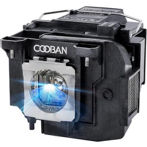 COOBAN ELPLP85 /V13H010L85 Replacement Projector Lamp Bulb with Housing for Epson PowerLite Home Cinema 3000 3100 3200 3500 3600e 3700 3800 3900 EH-TW6700 EH-TW6600W EH-TW6600 EH-TW6800 Projector Lamp
