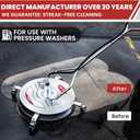 WOJET 20'' Commercial Pressure Washer Surface Cleaner with Wheels 4500PSI