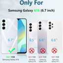 FNTCASE for Samsung Galaxy A16 5G Case: with [Built-in Screen Protector & Kickstand] [Military-Grade Drop Protection] Heavy Duty Protective Full Body Shockproof TPU Phone Cover Black