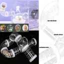 Tfwadmx Hamster Tube Toy DIY Assorted Small Cage Toys Pipe Tunnel Excercise for Rat Mouse Dwarf and Other Small Animals-White