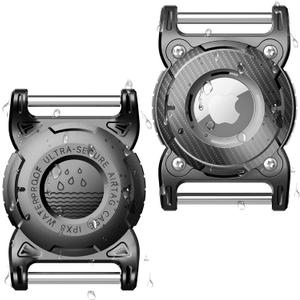 ONEONTA for Airtag Dog Collar Holder 2 Pack | Airtag Dog Waterproof - Airtag Holder for Dog Collar with Removable Metal Loop, Sturdy TPU,Lightweight,Compact Size,Fit 1" Width Collar,Airtag 1st,2nd Gen