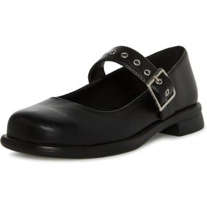 Steve Madden Girl's Bitsy Mary Jane Flat (2 Little Kid, Black)