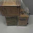 Weck Canning Jars - 743ml Transparent Glass Food Storage Containers with Airtight Lids - 3/4 Liter Tall Jars Set of 4