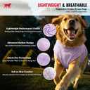 Tuff Pupper Sun Blocking Shirts for Dogs | 2 Per Pack | UPF 50+ UV Proction | Lightweight Breathable Fabric | Quick Dry Stretch | Reflective Print | Summer Shirt for Large Dogs (Lite Grey/Blue, XXL)