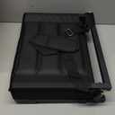 Stadium Seats with Back Support,Bleacher Chairs with Cushion, Portable Folding Stadium Chair with Removable Cushion and Large Pocket for School Events Sports Game(Black) (1 Pack-16.4"W x 11.4"D x 15.6"H)