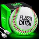 Rechargeable Light Up Baseball - Sports Gifts for Boys - Ball Accessories Gear Gift Ideas for Teenage Boy - Glow in Dark Balls - Cool Stuff for Teen Kids Age 8, 9, 10, 11, 12, 13, 14 Year