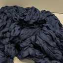 12 Pack Navy Blue Cheesecloth Table Runner 17x108 Inch Semi Sheer Boho Gauze Cheese Cloth Fabric Table Runners, for Wedding Party Baby Shower Birthday Home Decor Garden Farmhouse