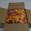 BlcTec Fall Decorations for Home 18 FT Battery Operated Fall Garland with Lights 100 LED Orange Bulbs, 12 Pumpkins, 8 Modes, Timer, Lighted Fall Leaves Garland for Harvest Thanksgiving Decorations