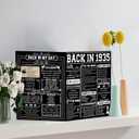 5 x Asmallgf Large 90th Birthday Card Gift for Grandpa Grandma Mom Dad, Retro Turning 90 Birthday Decorations for Women Men, Vintage 90 Year Old Bday Gift Ideas, 90 Birthday Cards