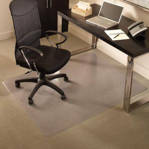 ES Robbins Everlife Carpet ChairMat Medium Pile, 60"x72" Rectangle, Clear