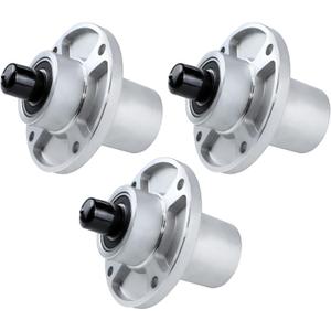 ILONPA 3 Pack 601804 Spindle Assembly Fits for Hustler Raptor SD Raptor Flip-Up BigDog C Series with 36" 42" 46" 48" 54" 60" inch Mower Deck, Replaces Spindle 607418