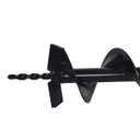 XtremepowerUS Post Hole Digger Replacement Auger Bits Digging 3/4" Shaft Size Plant Fence Dig Planting Hole Fence Dig (12")