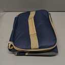 Lunch Box for Men Women Double Deck Large Insulated Lunch Bag for Men Waterproof Freezable Lunch Cooler Bag for Office Work Picnic with Adjustable Shoulder Strap Blue