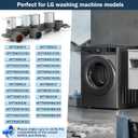 Upgraded AJU75152602 Washer Inlet Valve Assembly Compatible with LG WT7100CW, WT7300CV, WT7400CW, WT7800CW, WT7405CV, WT7305CV, WT7400CV, WT7800CV, WT7155CW, Replaces:5221EA1008S, AP6335382,4873914