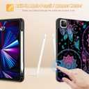 Tuiklol iPad Pro 11 Inch for 2022 2021 Gen 4ht/3rd Case, Magnetic Smart Case with Soft TPU Back Cover, Pencil Holder, Auto Wake/Sleep for iPad 11 2020 2018 2nd/1st Cover,Wind Chime