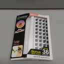 KISS imPRESS Falsies Self Adhesive Eyelashes, Press On Lashes, 12mm-14mm Glam Volume Lashes, Black, No Glue Needed, Invisible Band, 36 Lash Clusters & Non-Stick Applicator - Voluminous