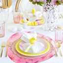 30 Pcs Easter Disposable Placemats Round Cartoon Placemats The Perfect Choice for Holiday, Party, Home Kitchen, and Table Decorations (Style 1)