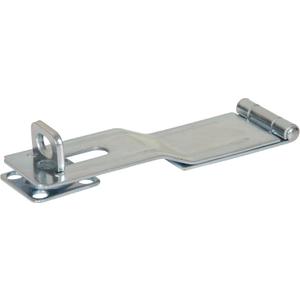 The Hillman Group 851391 6-Inch Swivel Staple Safety Hasps, Zinc Plated