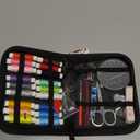 Coquimbo Sewing Kit Stocking Stuffers Christmas White Elephant Gifts for Adults Teen Girls Grandma Beginner Traveler, Portable Sewing Supplies Accessories with Thread, Needles, Scissors (Black, M)