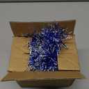 CEWOR 33 Feet Christmas Tinsel Garland Metallic Tinsel Twist Garland Glitter Foil Garland for Christmas Tree Ornaments Hanging Decoration (Royal Blue and Silver)