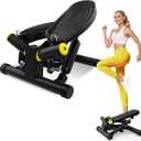 Mini Twist Stepper, Stepper Machine with 330LBS Weight Capacity, Mini Stepper for Full Body Workout, Adjustable Step Height, Smooth and Quiet, Step Machine for Men Women