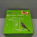 PeckCam Bird Feeder with Camera Solar Powered, AI Identify & Auto Capture, 2K HD Live Video Smart Bird Feeder Camera Instant Notifications in Backyard, Gift for Bird Lovers (Light Brown)