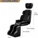 Full‑Body Massage Mat with Adjustable neck, 16D Shiatsu Massager Pad