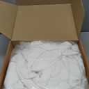 Amazon Basics 100% Cotton Jersey Bed Sheet Set, King, White, Solid