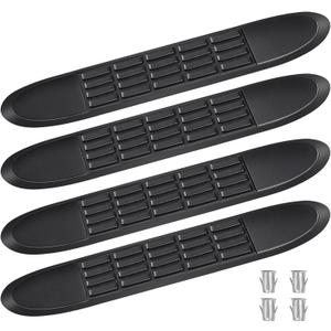 Nerf Bar Replacement Pads Kit for Platinum 3 Nerf Bars 20" Pad with 4 Holes, 19.8" X 3.2"(18.6" Outer Hole Spacing) Durable Non-Slip Running Boards Replacement PadsVerify Tube Size & Hole Spacing