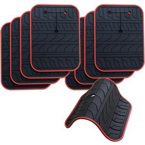 Car Scratch Protector for Trunk Bike Rack, Anti-Scratch Anti-Collision Non-Slip Silicone Pads, Car Paint Protective Pads Car Tire Pattern Non-Slip, Bike Car Rack Accessories(8 Pack)