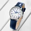 SHENGKE SK Classic Business Women Watches with Stainless Steel Band and Genuine Leather Elegant Ladies Calendar Watch