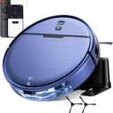 Robot Vacuum and Mop Combo, 2 in 1 Robot Vacuum Cleaner with WiFi/App, Smart Robotic Vacuums with Strong Suction, Schedule, Self-Charging, Slim, Quiet, Ideal for Hard Floor, Pet Hair, Low Pile Carpet