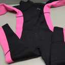 Hevto Kids Wetsuit for Boys Girls Toddler Youth 3/2mm Neoprene Full Wet Suits in Cold Water for Swimming Surfing Diving (5, K1-3mm-Back Zip-Pink)