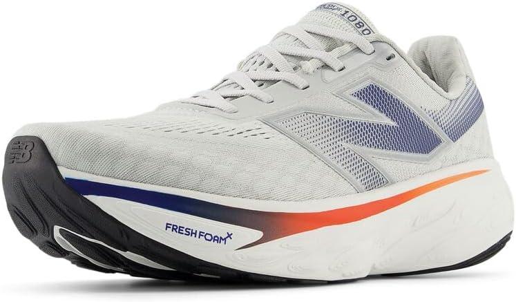 New Balance Men's Fresh Foam X 1080 V14 Running Shoe (13, Grey Matter/Silver Metallic/Inkwell)