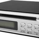 High-Fidelity CD Player with Bluetooth 5.3 | Supports WAV Ripping from Original CD Tracks | USB Playback | 3.5mm Stereo & Optical Output (Silvery)(Remote Uses AAA Batteries - No Button Cells)