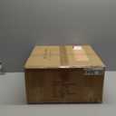 15 Inch Flush Mount Ceiling Light, HWH 3-Light Modern Close to Ceiling Light Fixtures Brushed Gold Finish for Kitchen Porch Foyer with Hammered Water Ripple Glass, 5HTJ102WG-F BG