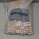 Mindsoft Brown Gingham Ruffled Tablecloth 84 x 60 Inches Rectangle Cotton Linen Checkered Table Cloth Buffalo Plaid Farmhouse Vintage Decorative Tablecover for Picnic Kitchen Dining Room Home Party