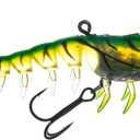 2 x Fishing Bait, Soft Bait, Shrimp Fishing Artifact, Home Fishing Bait, Suitable for Saltwater Lakes, Sea bass, Trout, 2 Pieces (Light gree)