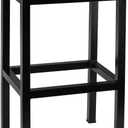 Bare Decor Kitta Metal Barstool with Solid Wood Seat