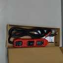 Power Circuit Probe Tester, 6V-24V DC Automotive Car Electric Fuse & Voltage Tester with LED Test Light, HD LCD Readout, Overload Protection, Short Circuit Finder with 14.7FT Cable