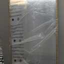 Oval Mirror for Wall, 20x48 Inch Gold Oval Bathroom Mirrors, Antigue Gold Vanity Metal Mirror, Beaded Frame Mirrors for Bathroom Bedroom Living Room Hallway