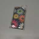 Compatible with iPhone 15 Plus Case, Daisy Flowers Cute Hippie Colorful Abstract Peace Sign iPhone Case Slim TPU Shockproof Protective Cover for Women Girls (Pattern-2)