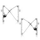 Pair Front Driver & Passenger Power Window Regulator w/Motor Compatible for Chevy Silverado Tahoe Suburban Avalanche Cadillac Escalade GMC Yukon Sierra 2000-2006 Left & Right Side Set of 2